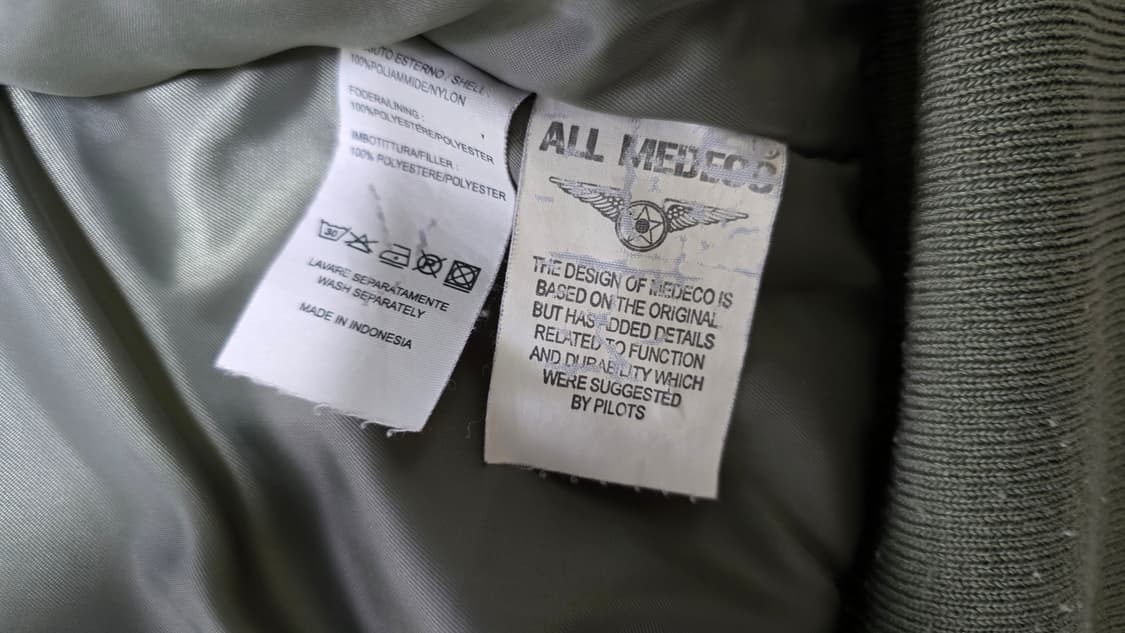 Medeco (메데코) ma-1 자켓 상품이미지4