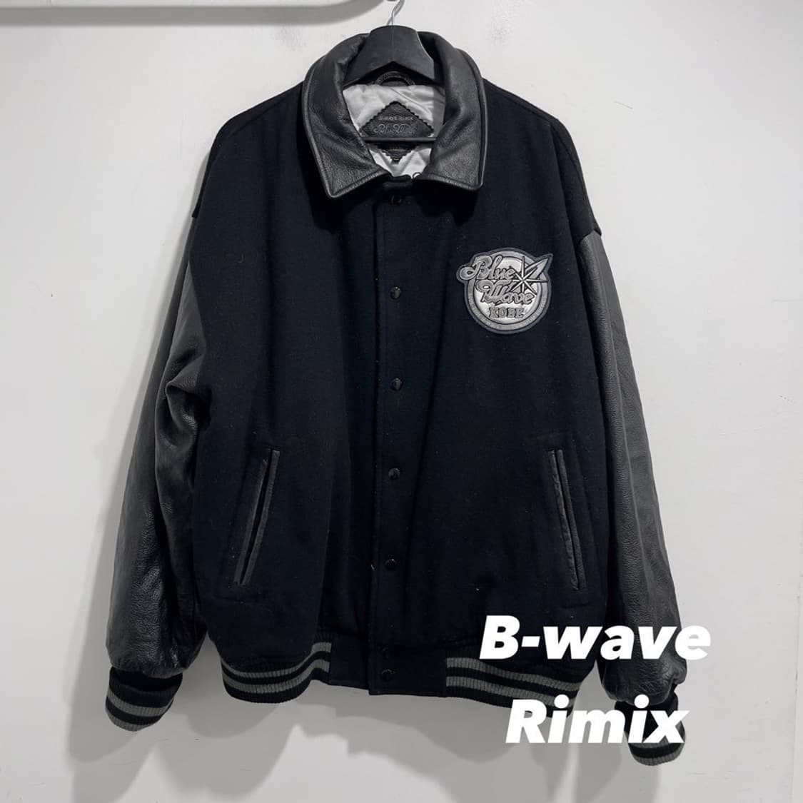 베이스볼 가죽 바시티 자켓 상품이미지1