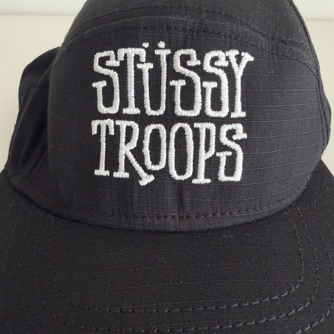 스투시 트룹스 스타 브림 캡 블랙 상품이미지2