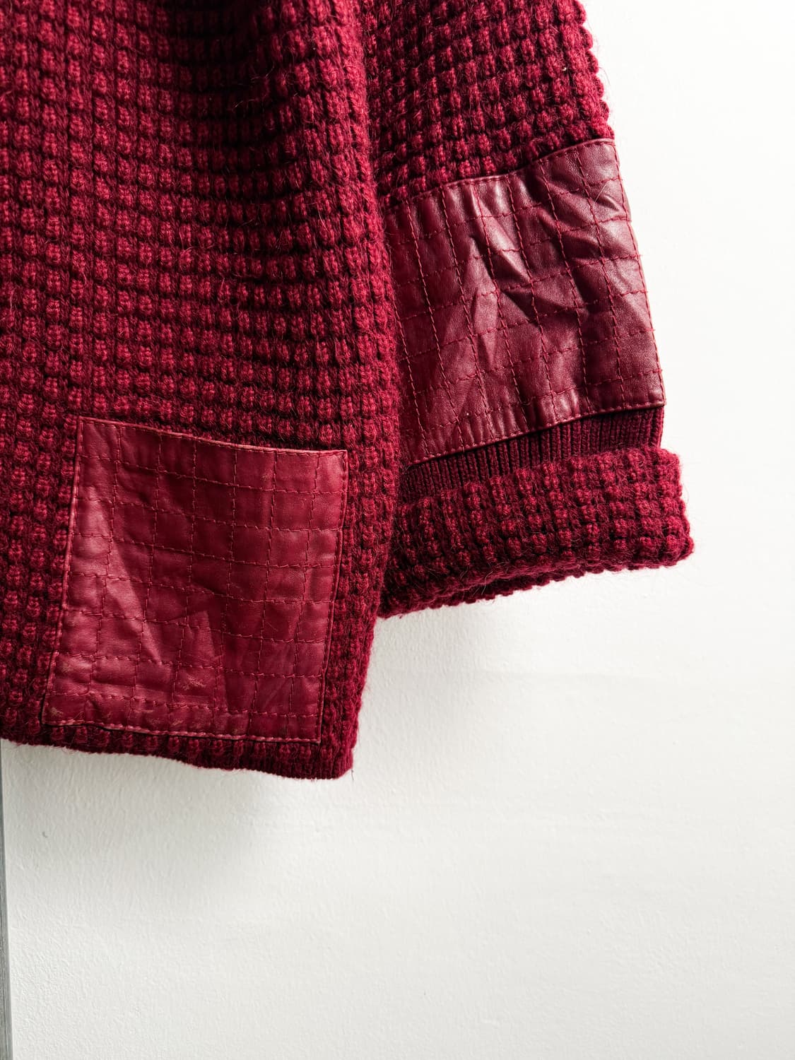  P&A Reno Leather Patch Mohair Sweater 상품이미지6