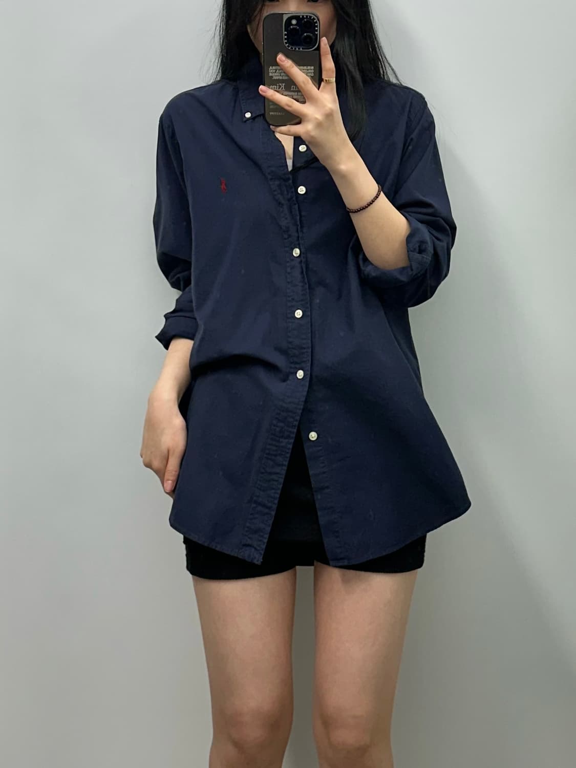 폴로 랄프로렌 신형 네이비 옥스포드 셔츠 상품이미지1