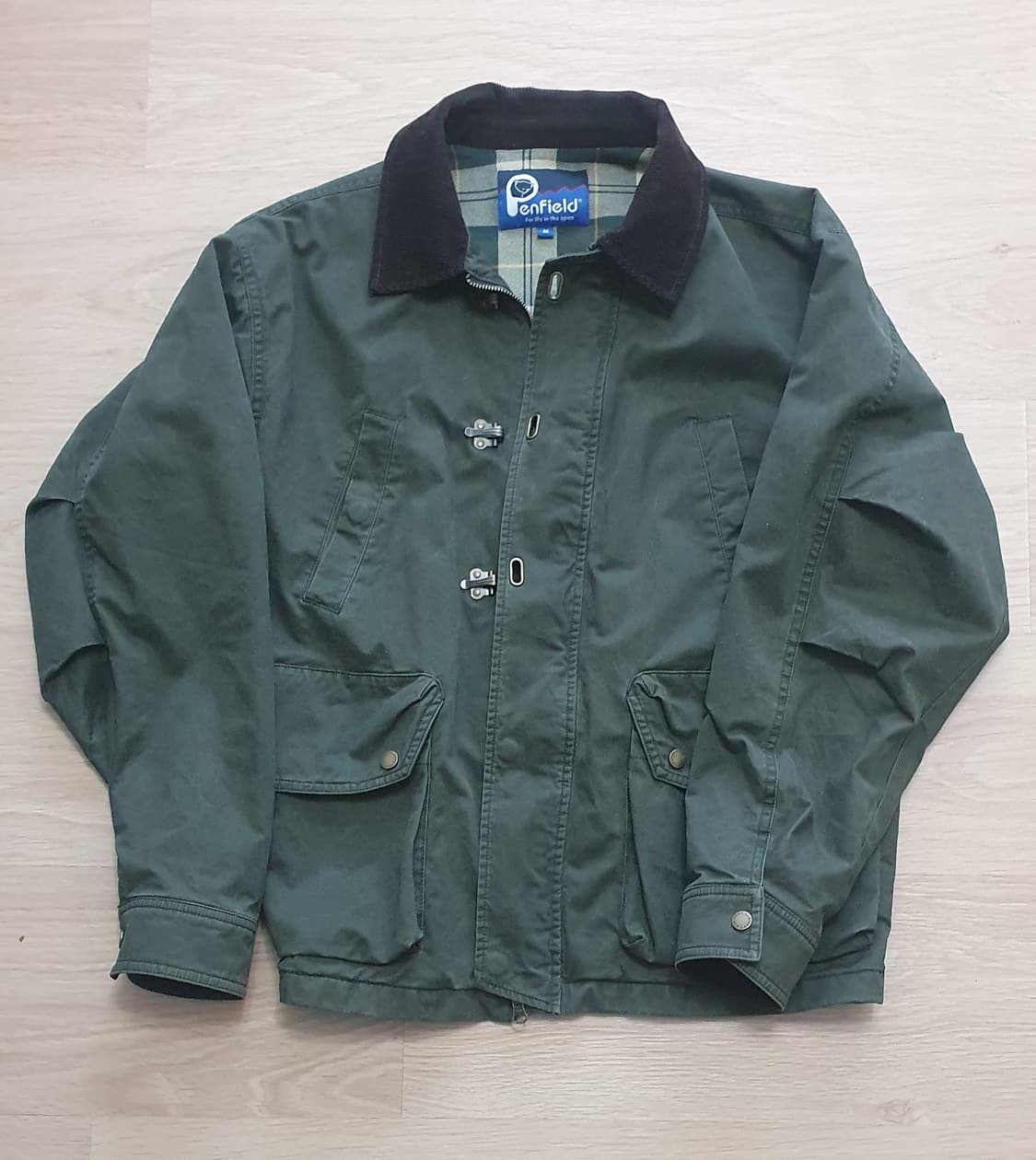 펜필드 시그니처 페이티드 코튼 워크코트 올리브 M 상품이미지3