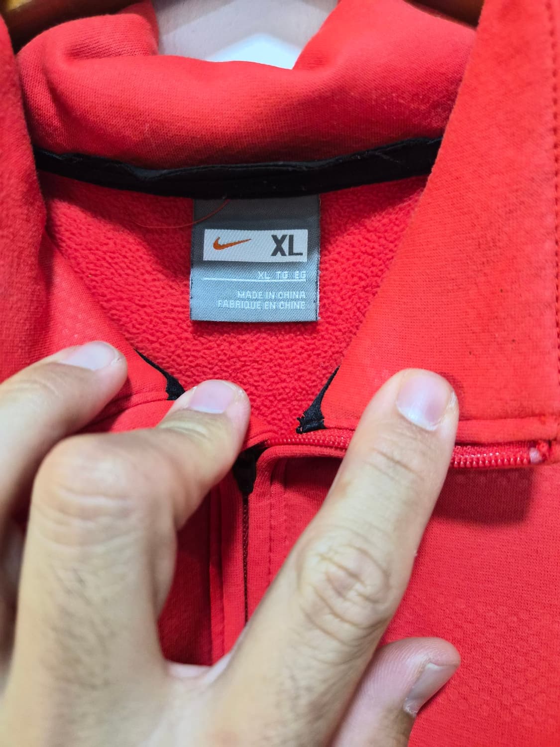 XL) 나이키 쿼터집업 트레이닝 웜업 팝니다 상품이미지5