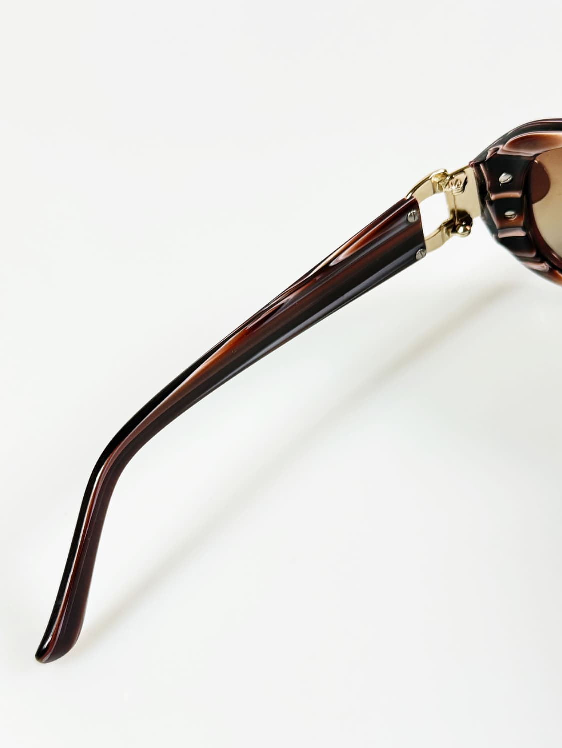 90s 버건디 볼드 스퀘어 틴트 빈티지 선글라스 상품이미지7