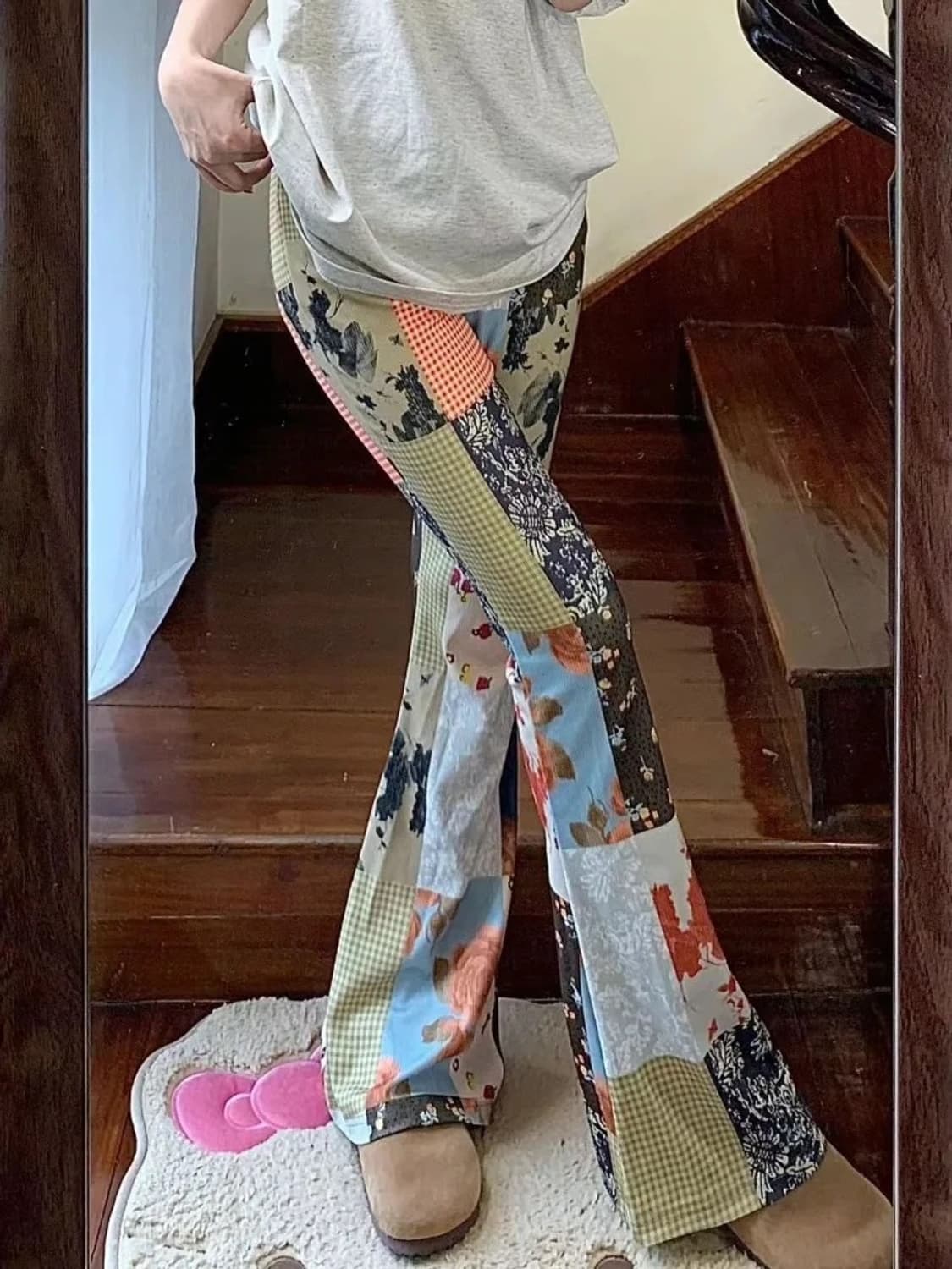 사이다 패치 부츠컷 밴딩팬츠 XS 상품이미지3