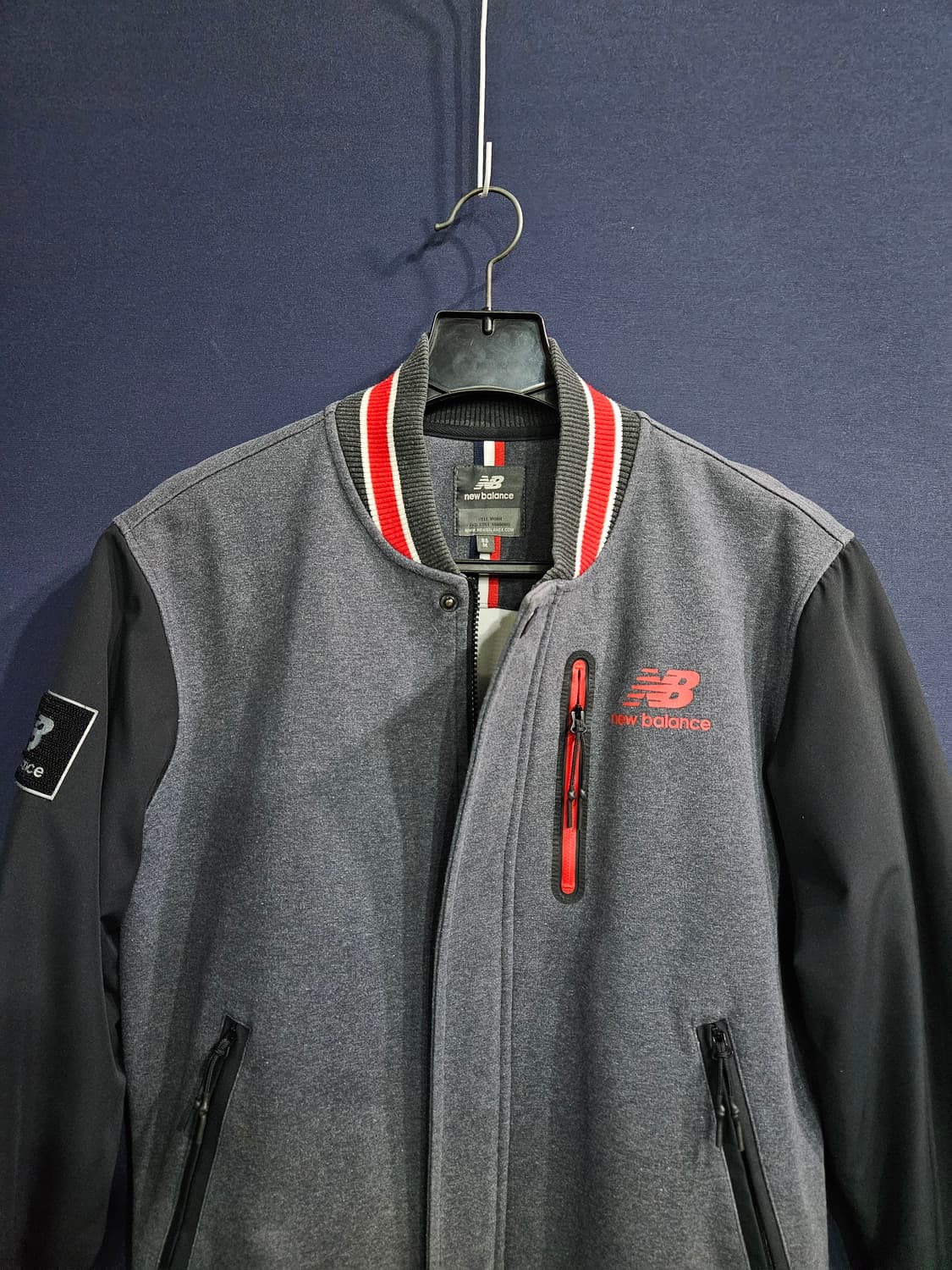 뉴발란스 투톤컬러 남성 95 기모 자켓  상품이미지8