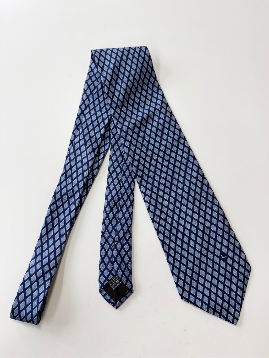 란셀(LANCEL) 패턴 실크 넥타이 9.3cm 상품이미지1