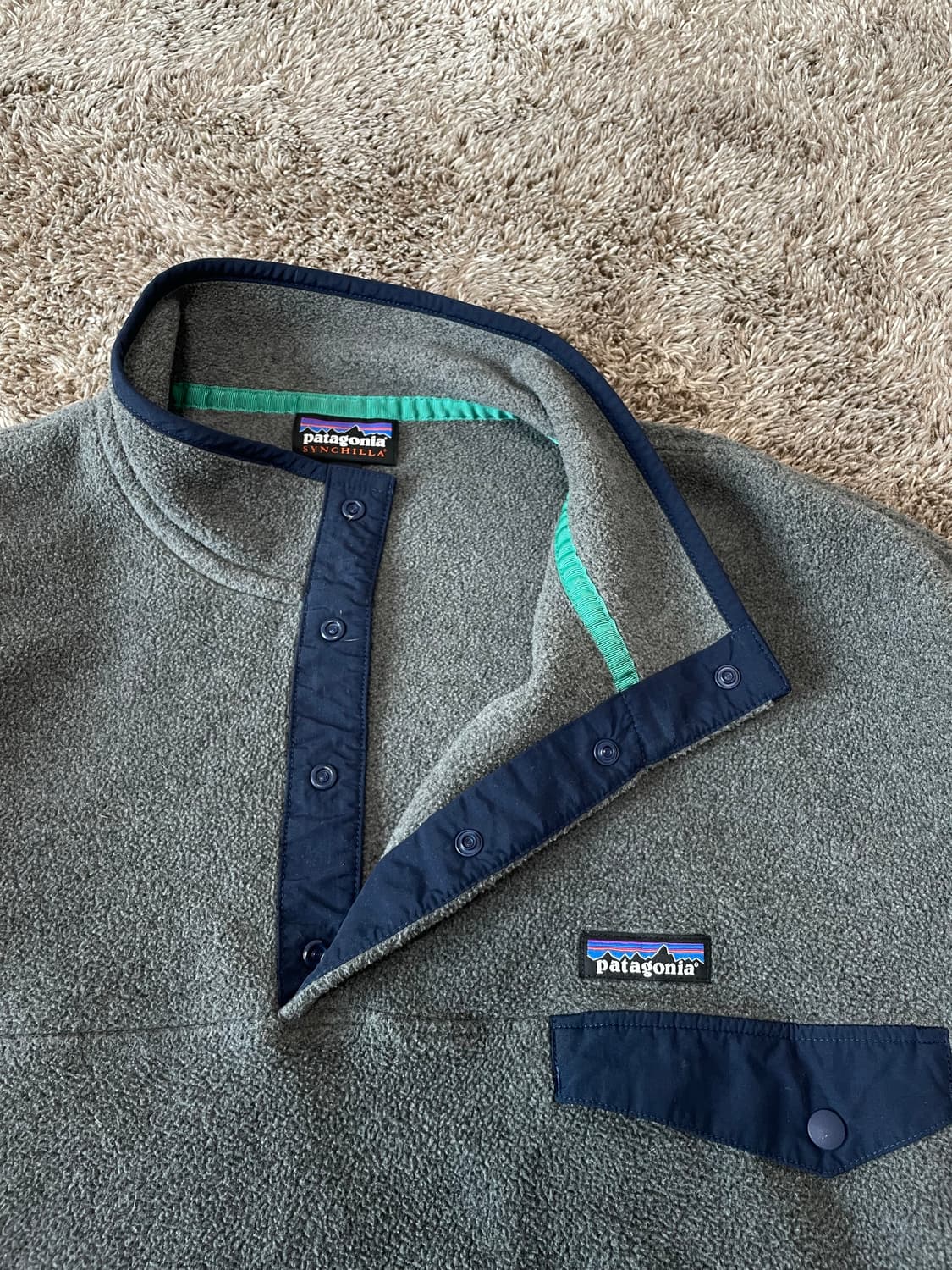 Patagonia synchilla 빈티지 신칠라 그레이 상품이미지3