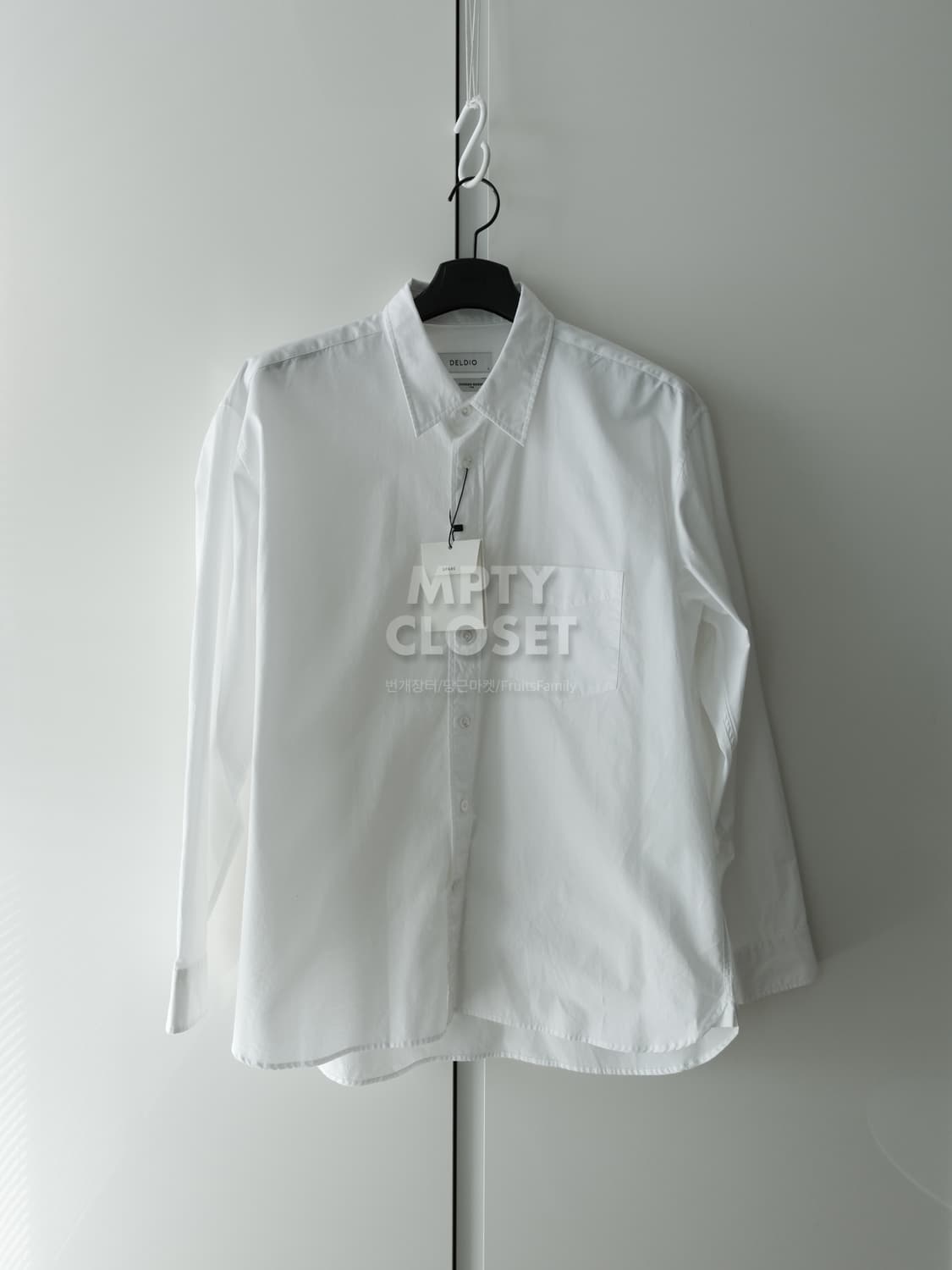 [L] 델디오 토마스메이슨 포플린셔츠 화이트 상품이미지2