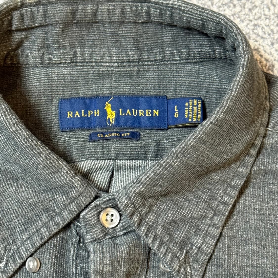 폴로 랄프로렌 클래식핏 셔츠 L 상품이미지4