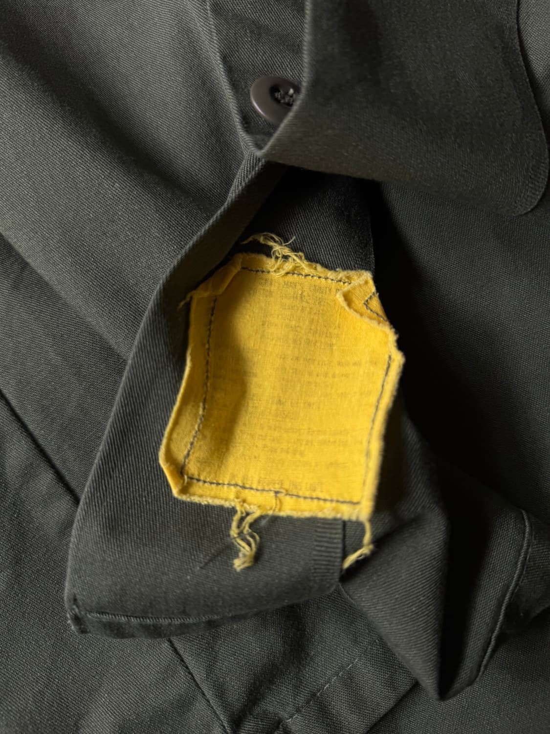 [M]80's 오리지널 U.S ARMY OG-507 밀리터리 셔츠 상품이미지6