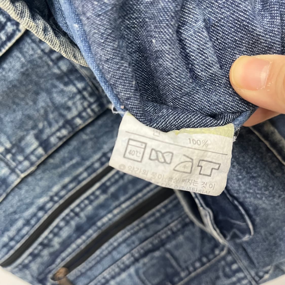 빈티지 멀티 포켓 데님 조끼 상품이미지5