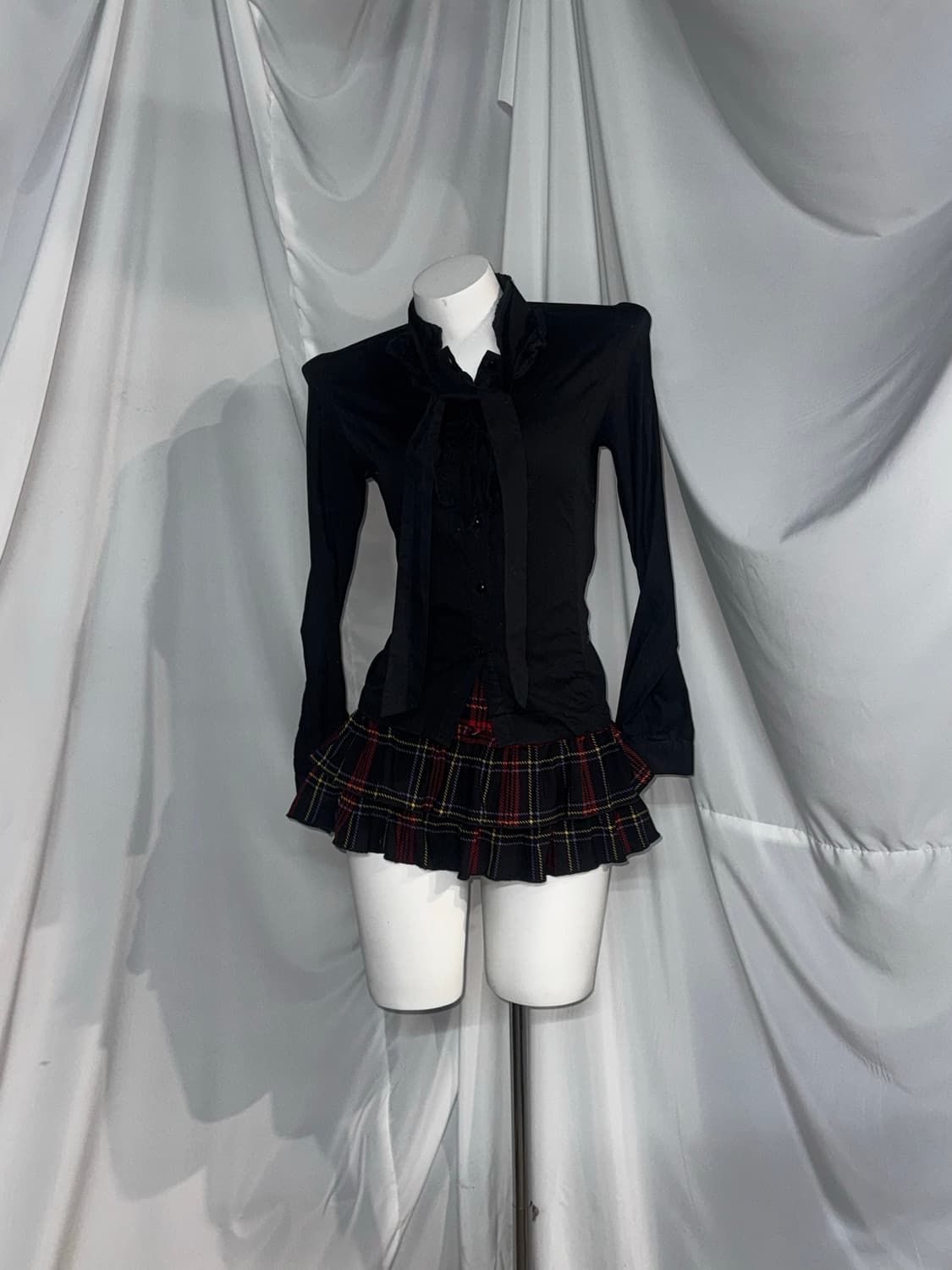 나나깔 악마 헬로키티 아일렛 레드펑크 리얼레빗퍼 코디세트 상품이미지3