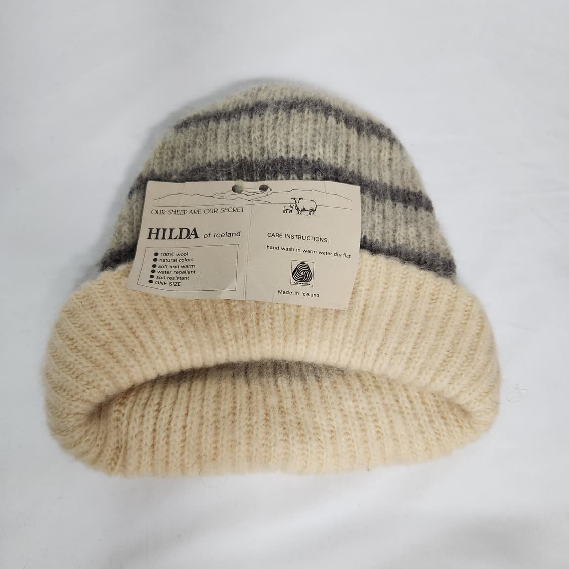 H916 [F] 새상품 Hilda Ltd Iceland 빈티지 울 비니 상품이미지1