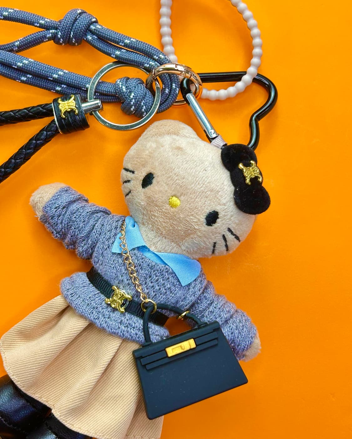 (4)롱다리키티 커스텀키링-데일리 프레피스쿨룩 상품이미지2