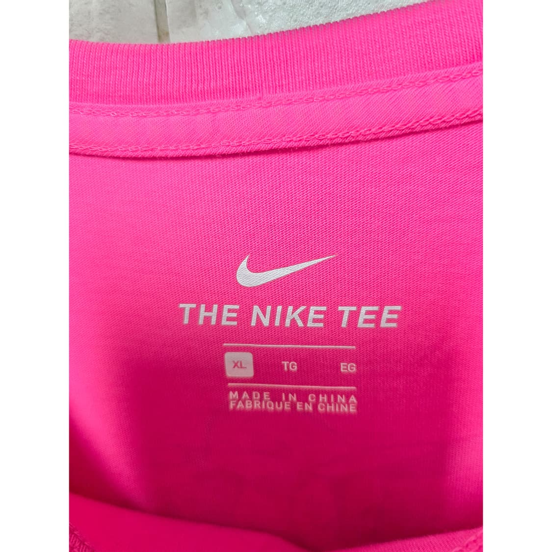 택포// 나이키 핑크 긴팔 티셔츠 XL 상품이미지2