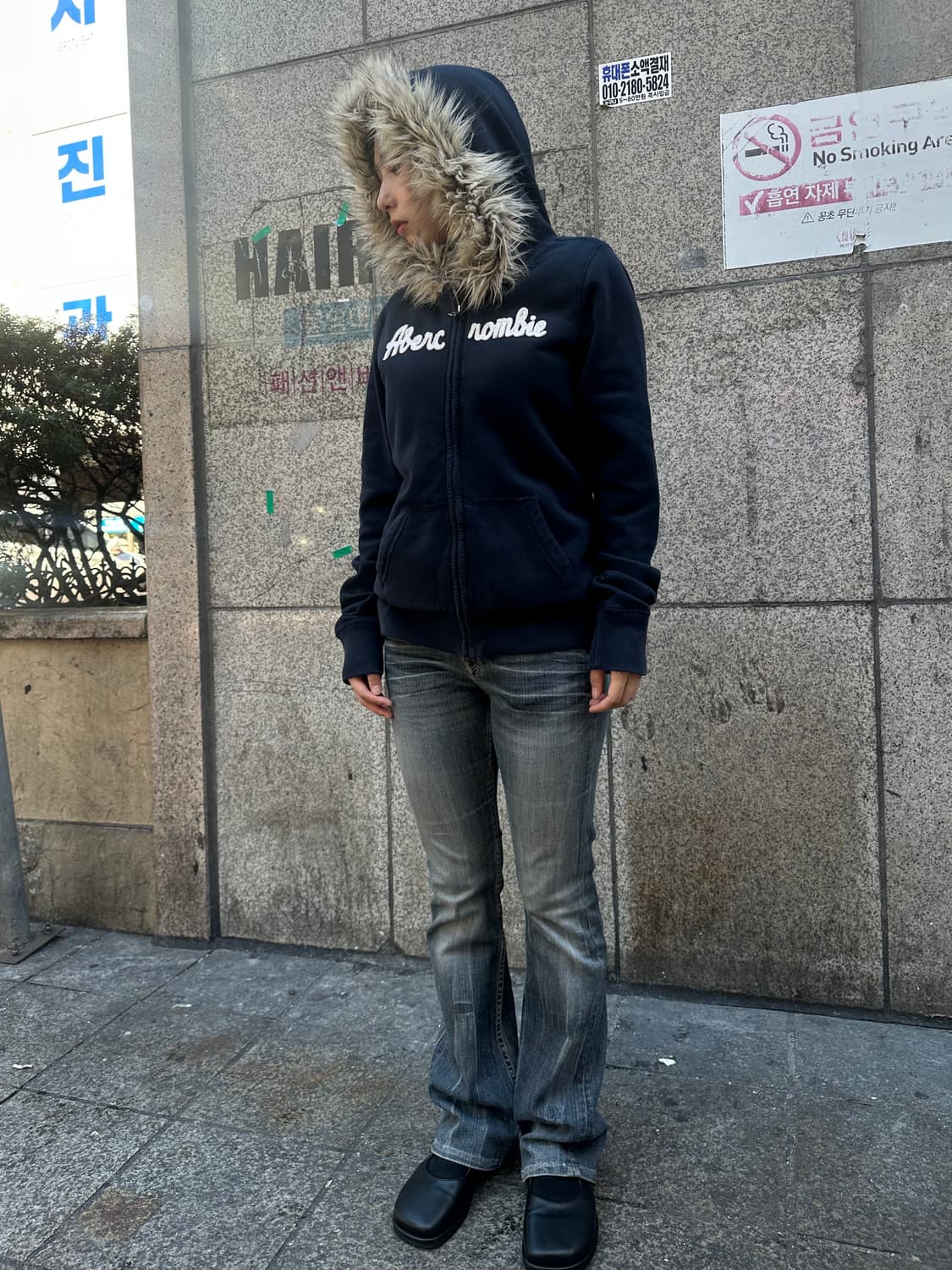 아베크롬비 울프죠 후드집업 상품이미지2