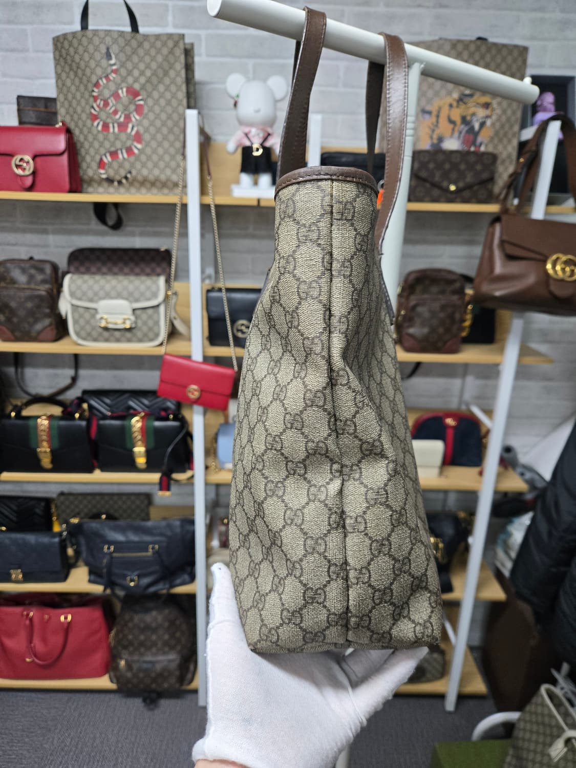 [특가][정품] 구찌 시그니처 라지 토트백 상품이미지3