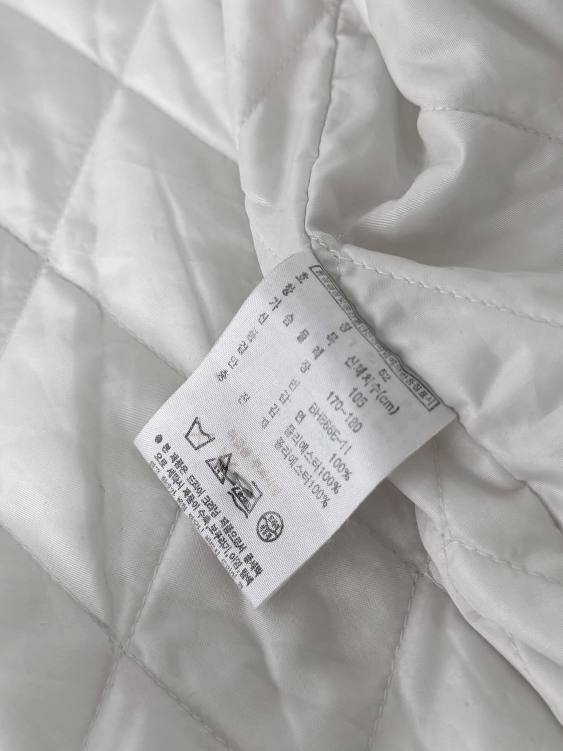 라코스테 루즈핏 흰 검 배색 코튼 바시티 자켓 상품이미지8