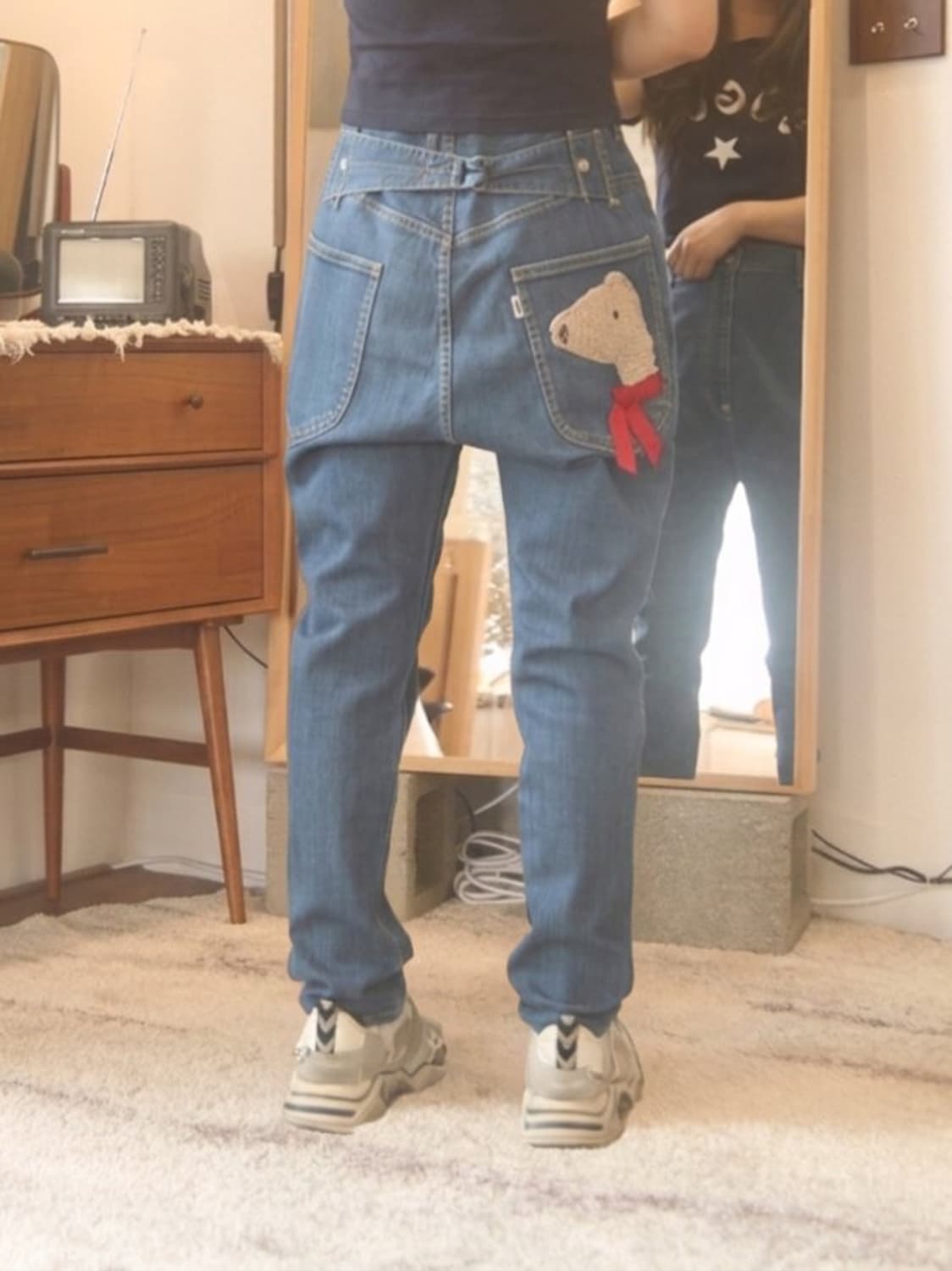 네넷 알파카 신치백 데님 팬츠 상품이미지7