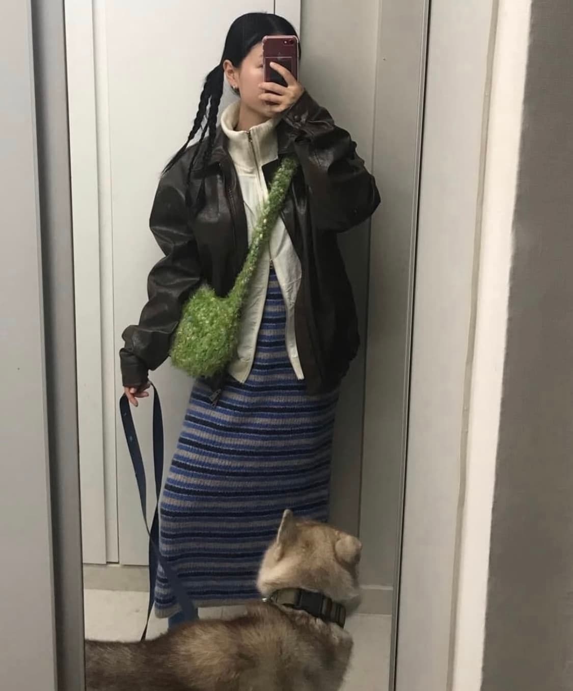 어스지구 knit long onepiece 상품이미지3