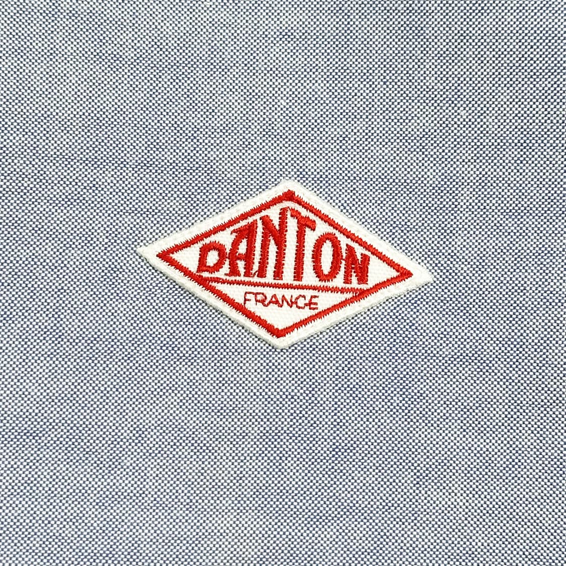 DANTON 단톤 여성 헨리넥 옥스포드 반팔셔츠 40 상품이미지3