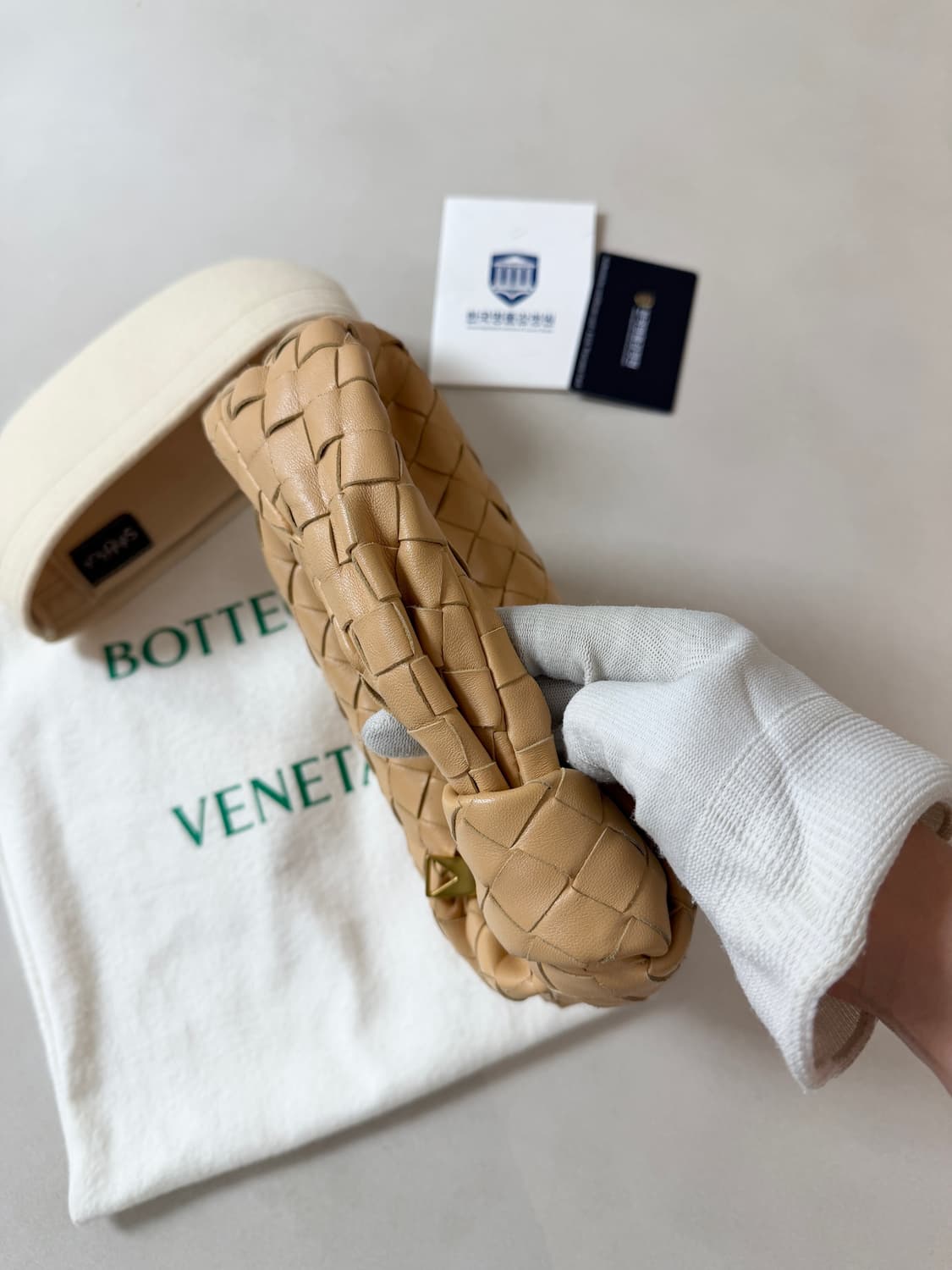 정품 보테가 베네타 조디백 미니 아몬드 상품이미지5