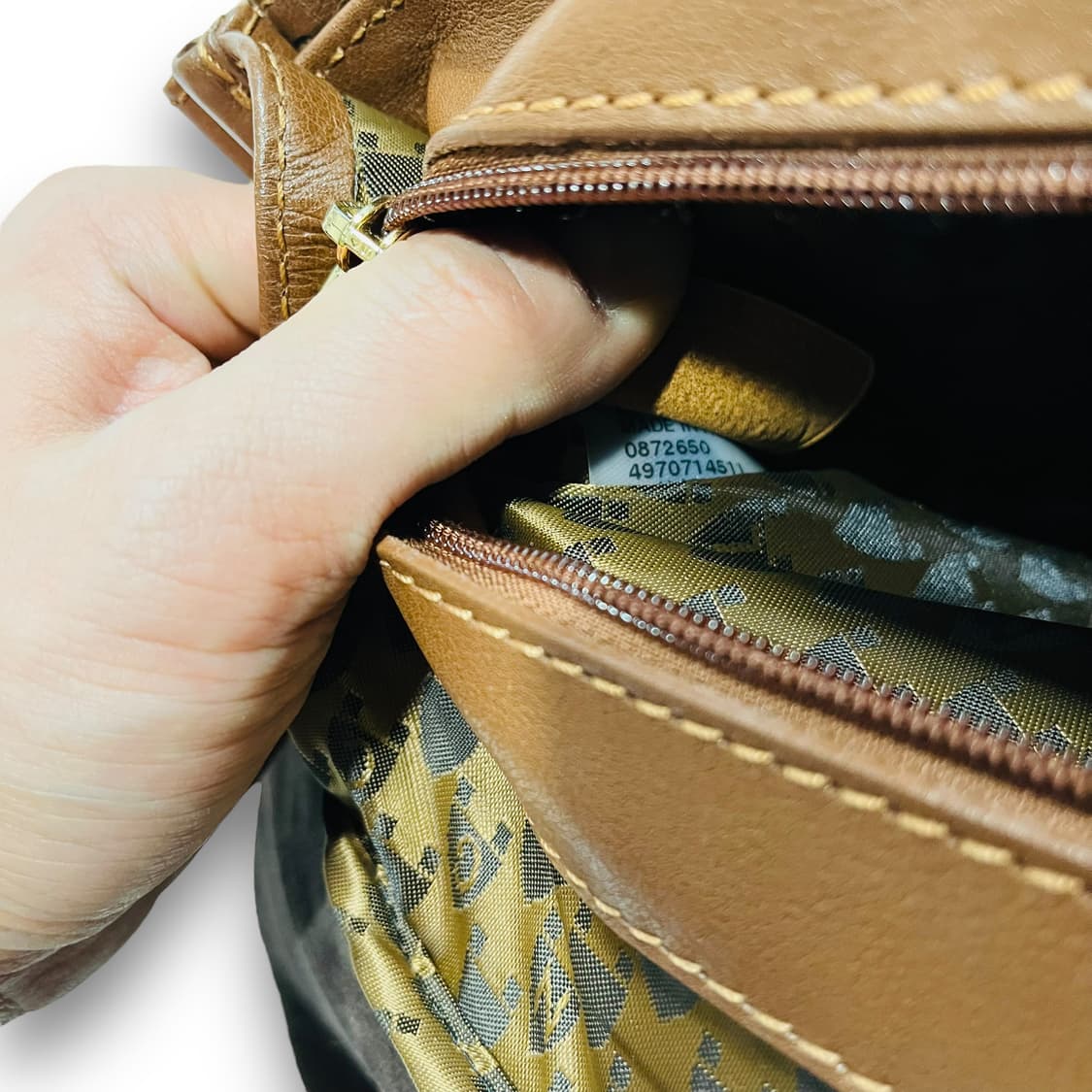 롱샴 OG Balzane 브라운 레더 크로스바디 백 상품이미지9