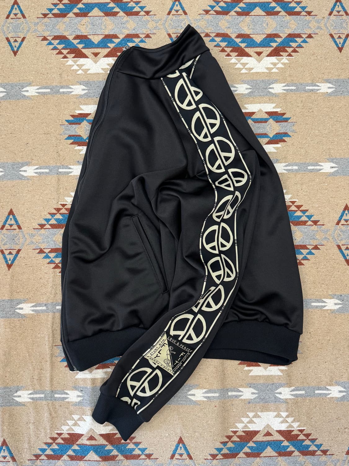 [4][XL] 캐피탈 스무스 저지 TH.D.D. 트랙 자켓 블랙 상품이미지6