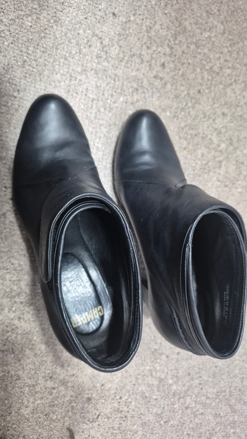 캠퍼 블랙 가죽 앵클부츠 38 상품이미지3