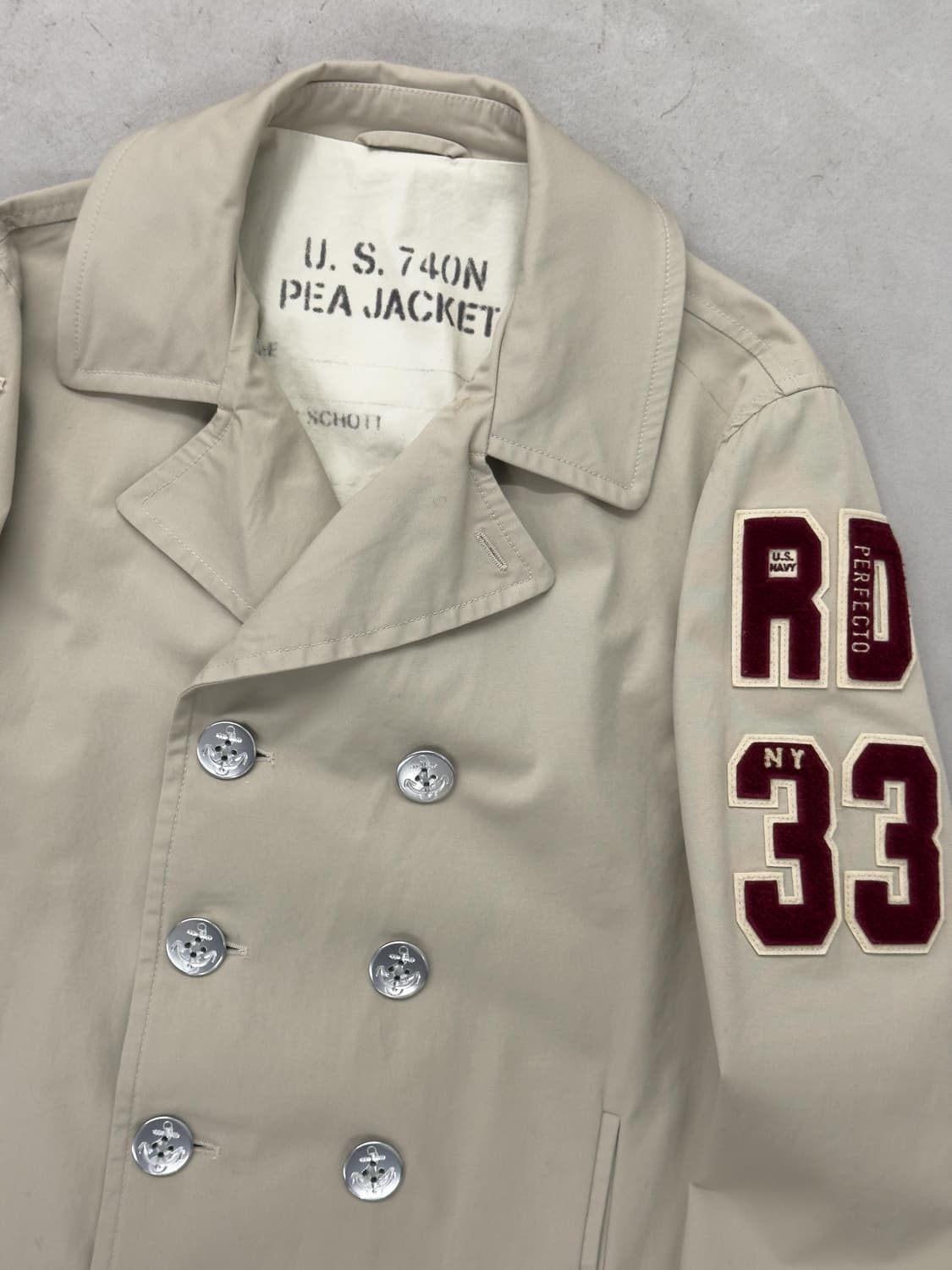 Schott 740N 피코트 자켓 상품이미지2