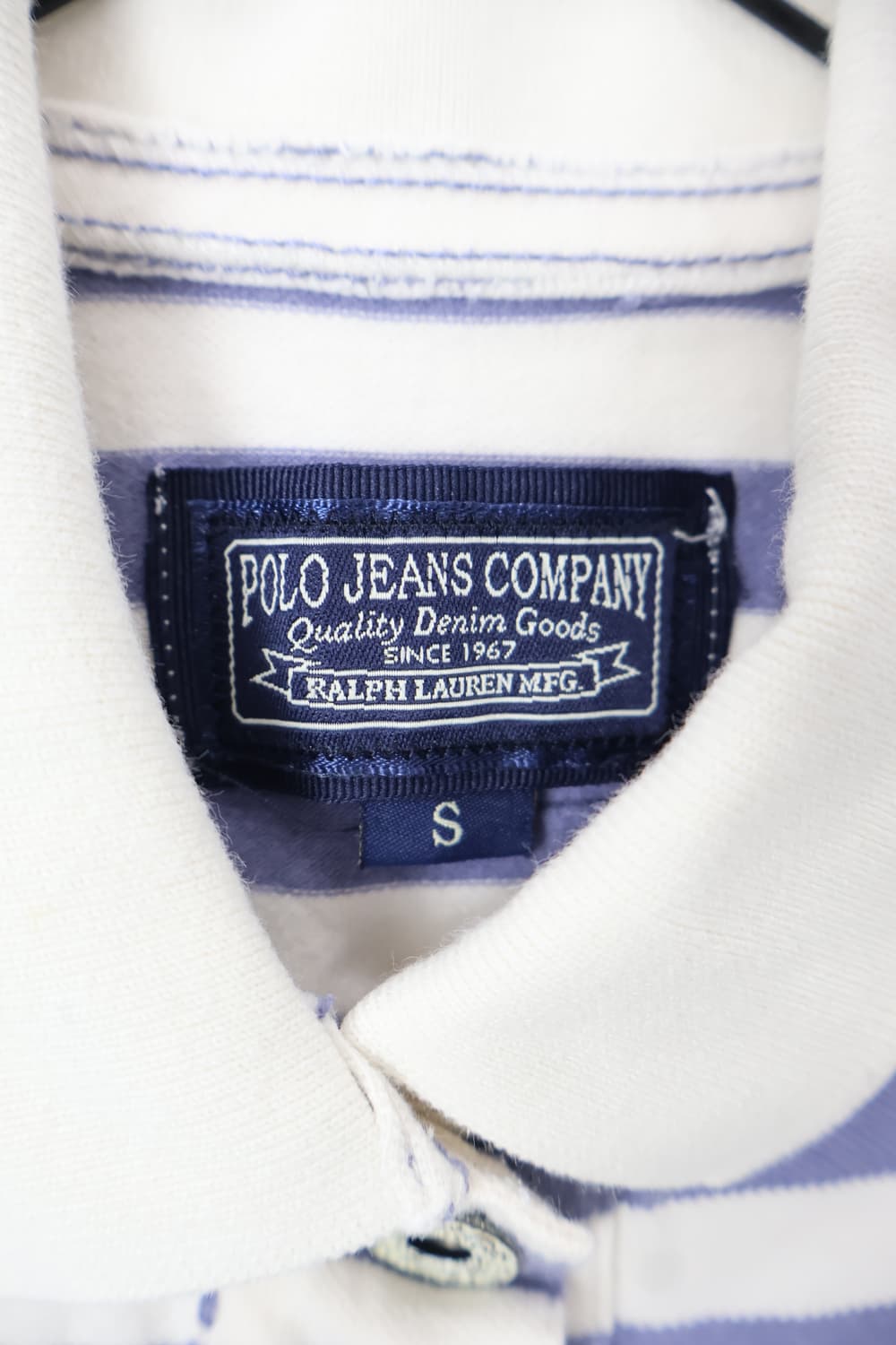 Polo Jeans Blue Stripe Fitted Polo Shirt 상품이미지7