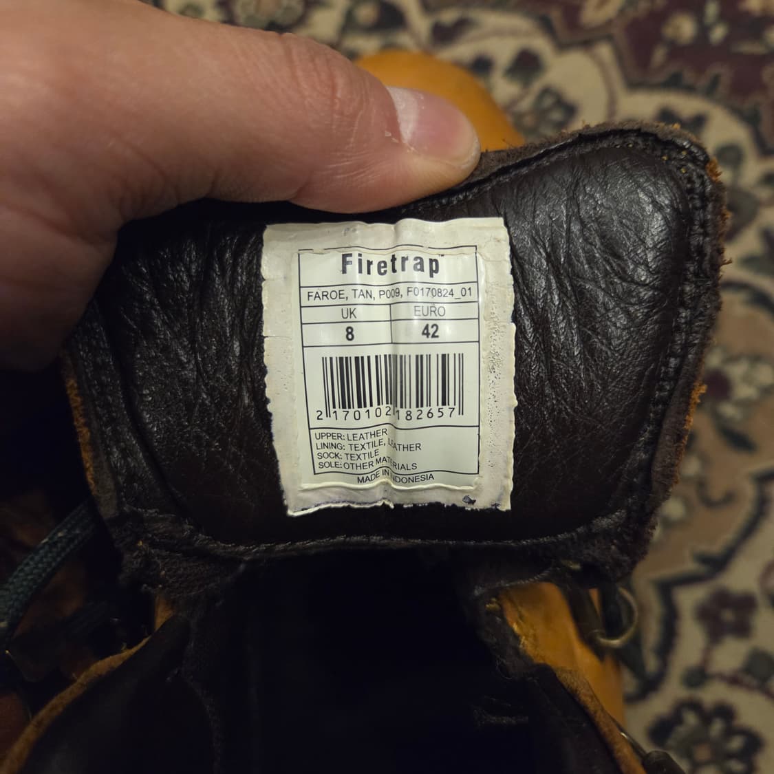 firetrap 마운틴부츠 uk8 260-265 상품이미지6