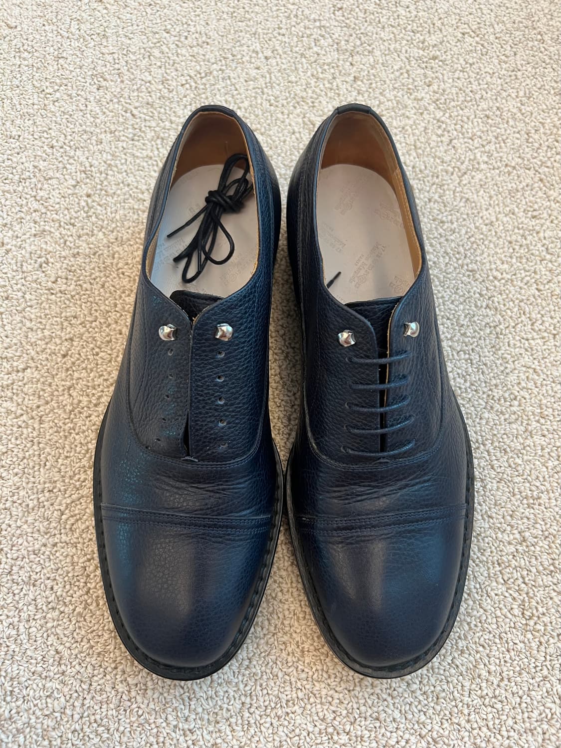 메종 마르지엘라  더비 슈즈 네이비 색상 42사이즈(새상품) 상품이미지5