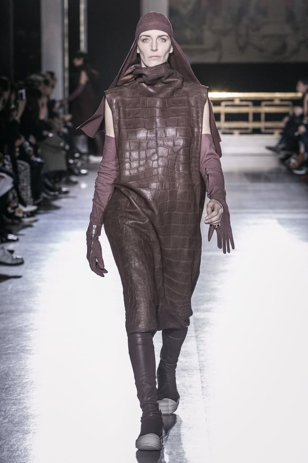 릭오웬스 2014FW 런웨이 아카이브 롱 포켓 레더 글러브 상품이미지2