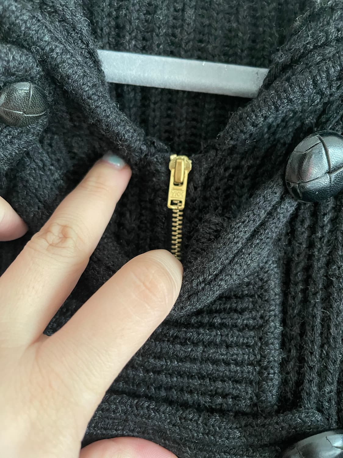 이자벨마랑 블랙 니트 가디건 상품이미지2