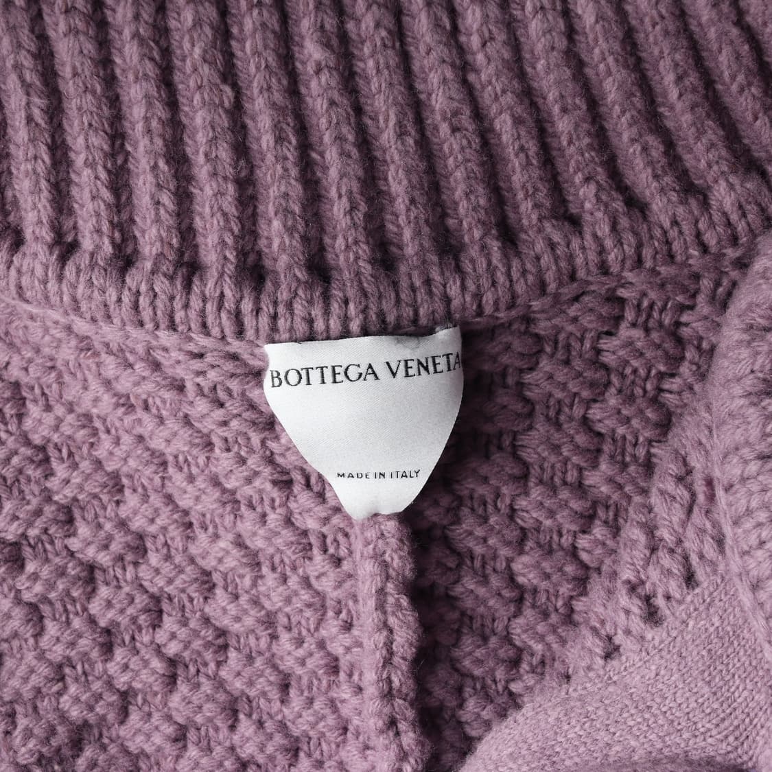 보테가베네타 21SS 라벤더 크로셰 니트 숄 넥 롱 코트 상품이미지3