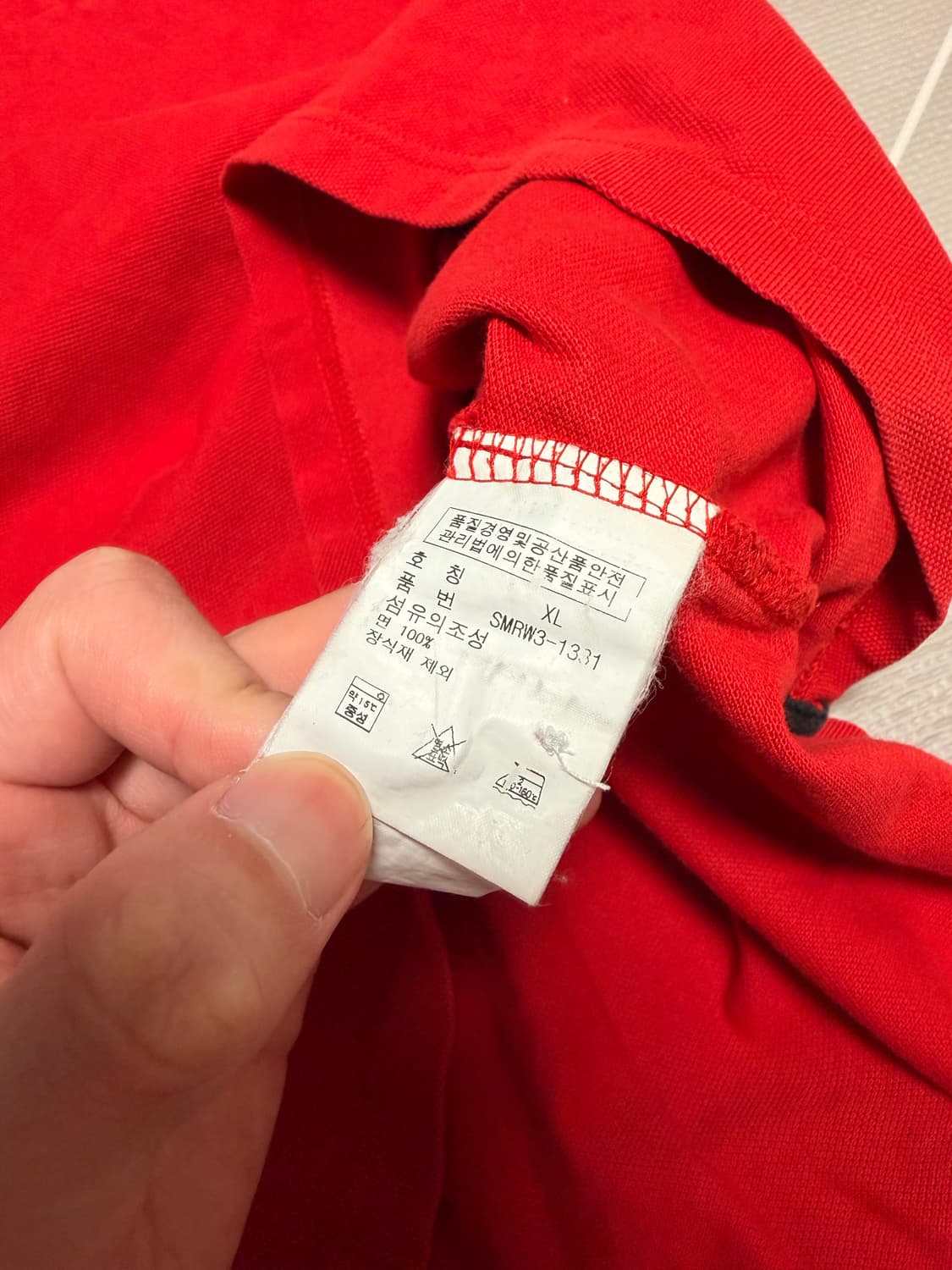 폴로 빅포니 긴팔 럭비티 메르세르클럽 추격자 레드 상품이미지6