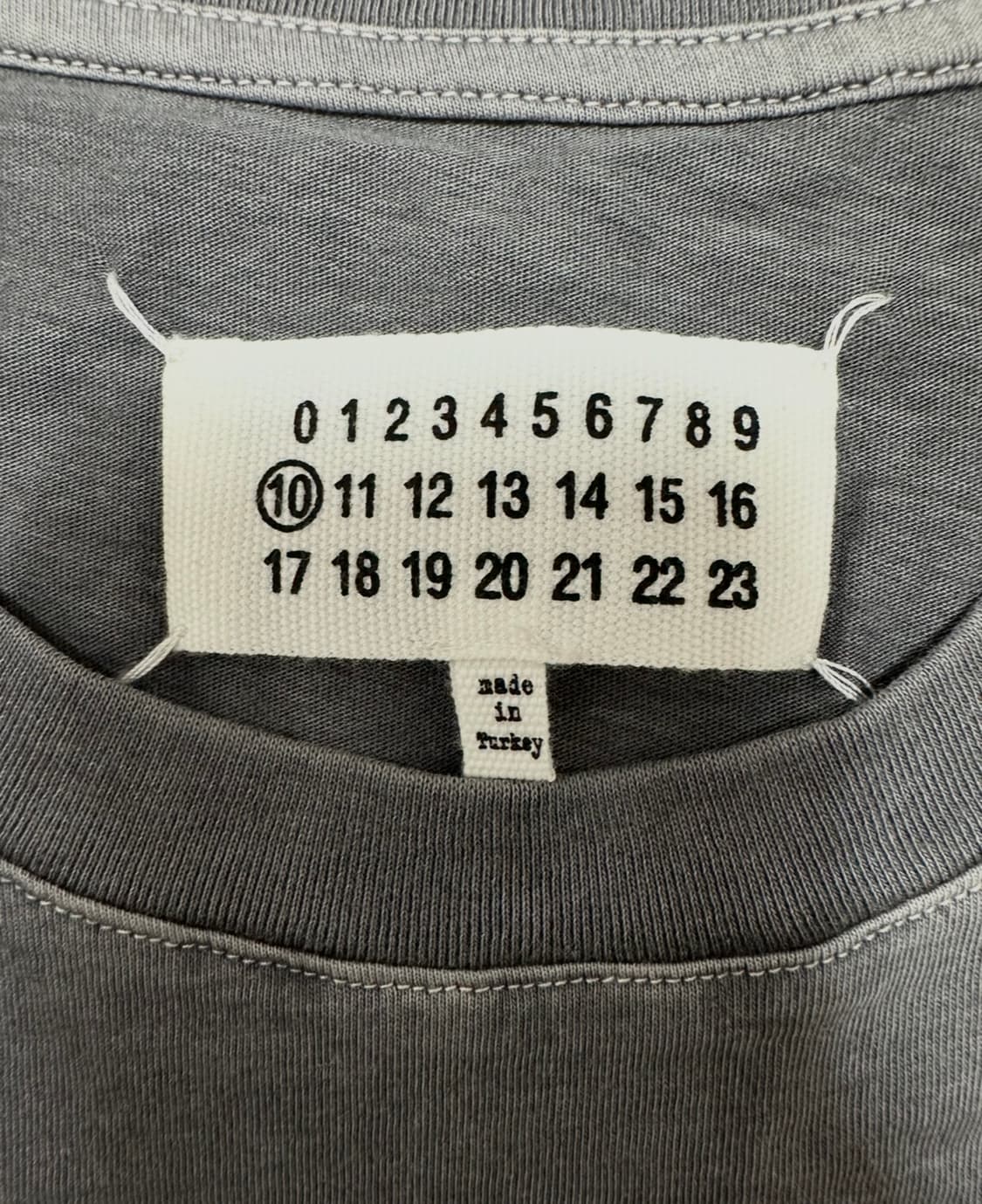 메종 마르지엘라 그레이 반팔 티셔츠 상품이미지5