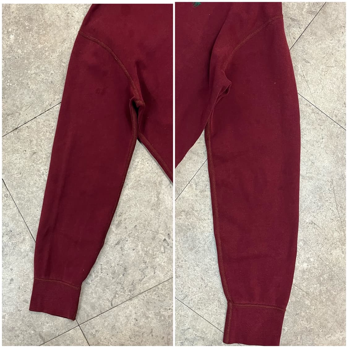 폴로 랄프로렌 기모 후드티 버건디 L #csz2368 상품이미지7