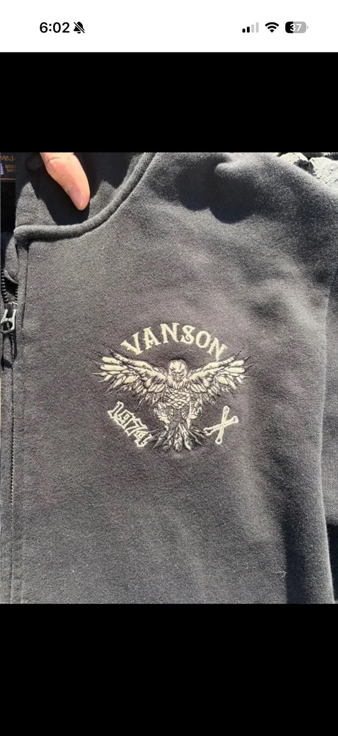 VANSON 후드집업 상품이미지4