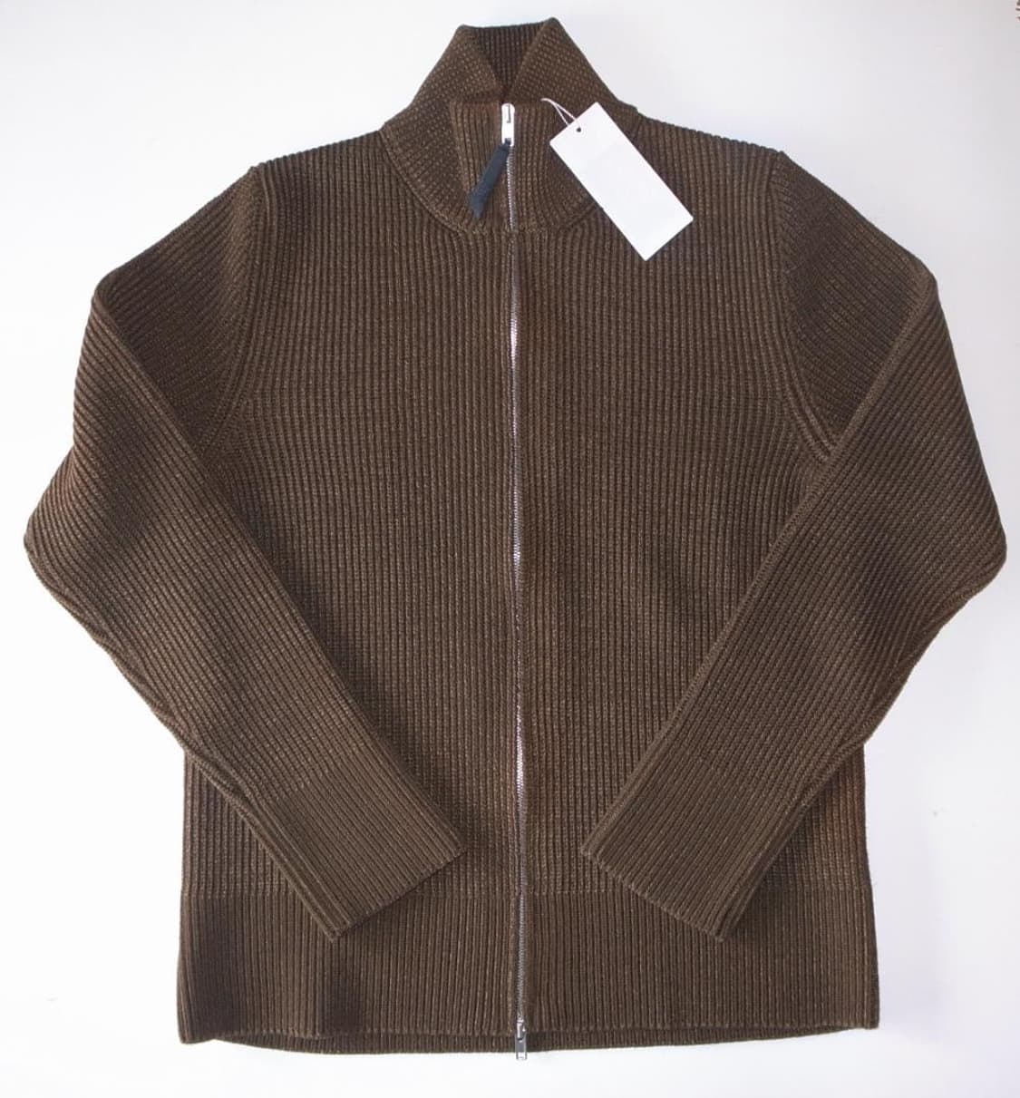 (구매) 마르지엘라 드라이버 니트 집업 브라운 계열 M 상품이미지3