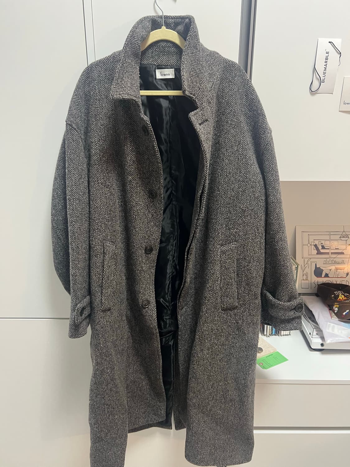 로운 (lownn) 벨티드 맥 오버 코트 상품이미지5