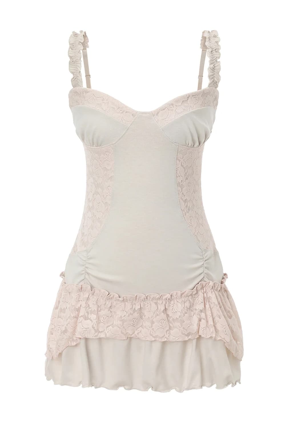 쓰리타임즈 natasha 나타샤 드레스 베이지 상품이미지1