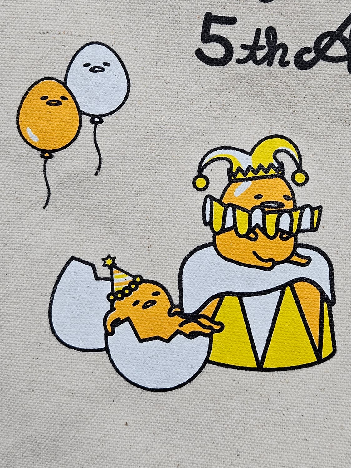 2018년 구데타마(Gudetama) 5주년 기념 한정 에코백 상품이미지5