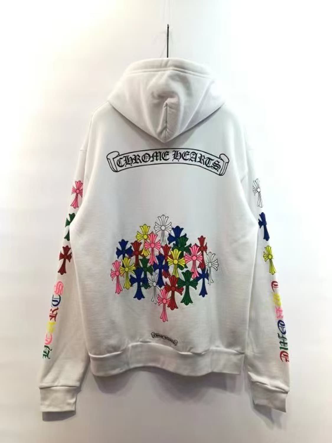 크롬하츠 멀티크로스 화이트 후드티셔츠  상품이미지3