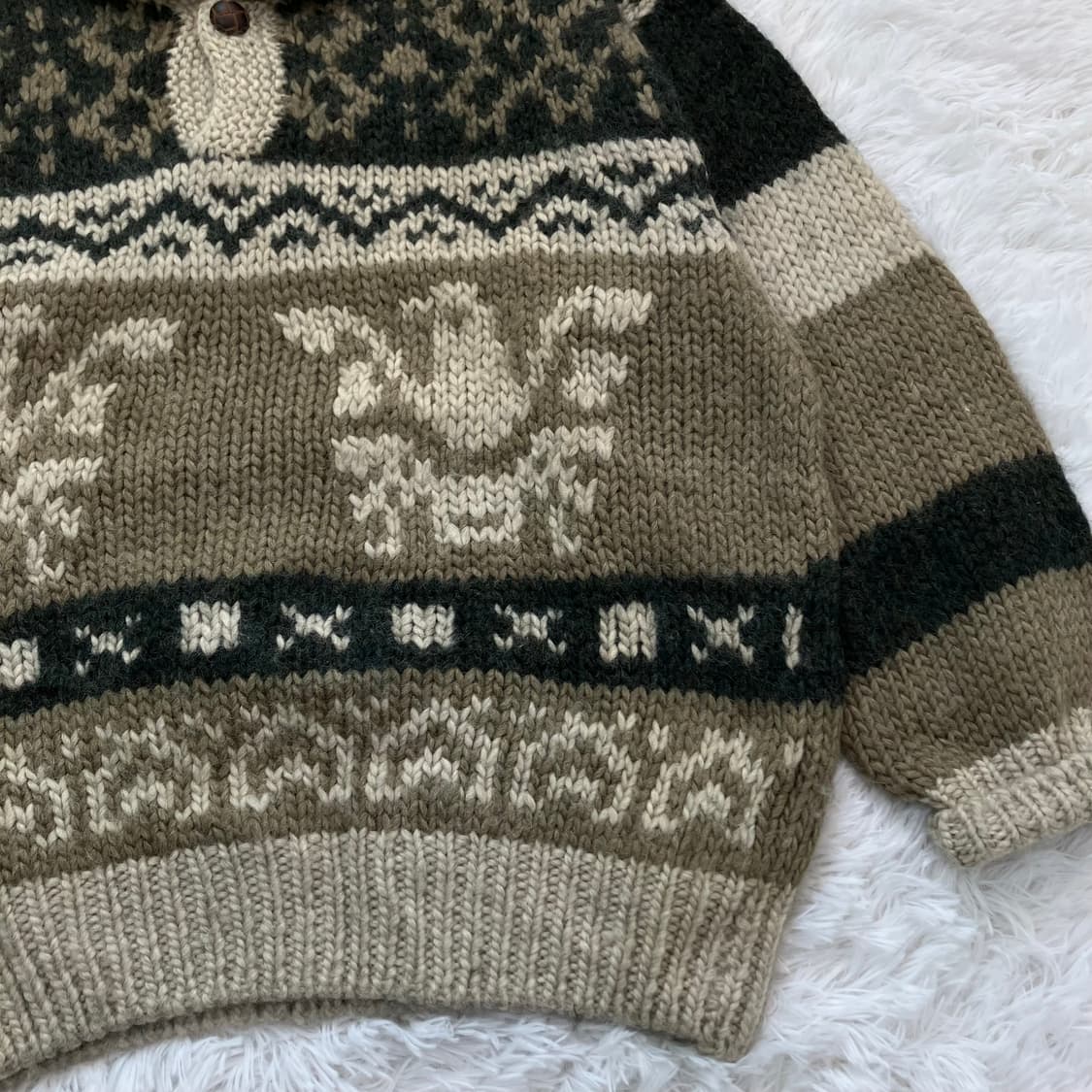 초희귀 카키 이글 코이찬 o-791 y2k 스트릿 갸루 펑키 일본빈티지  상품이미지6