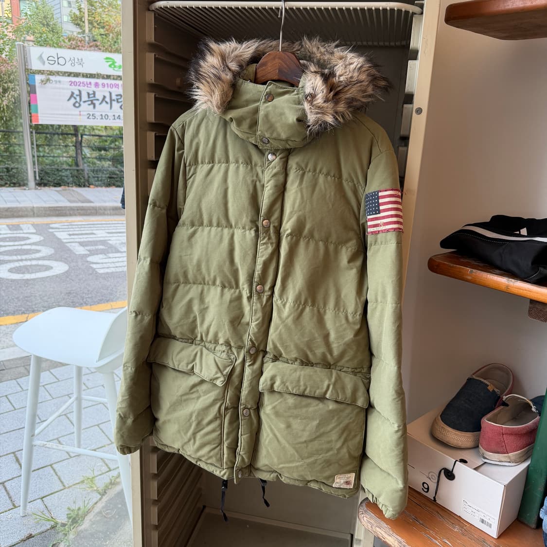 랄프로렌 데님앤서플라이 성조기 덕다운 파카 상품이미지1