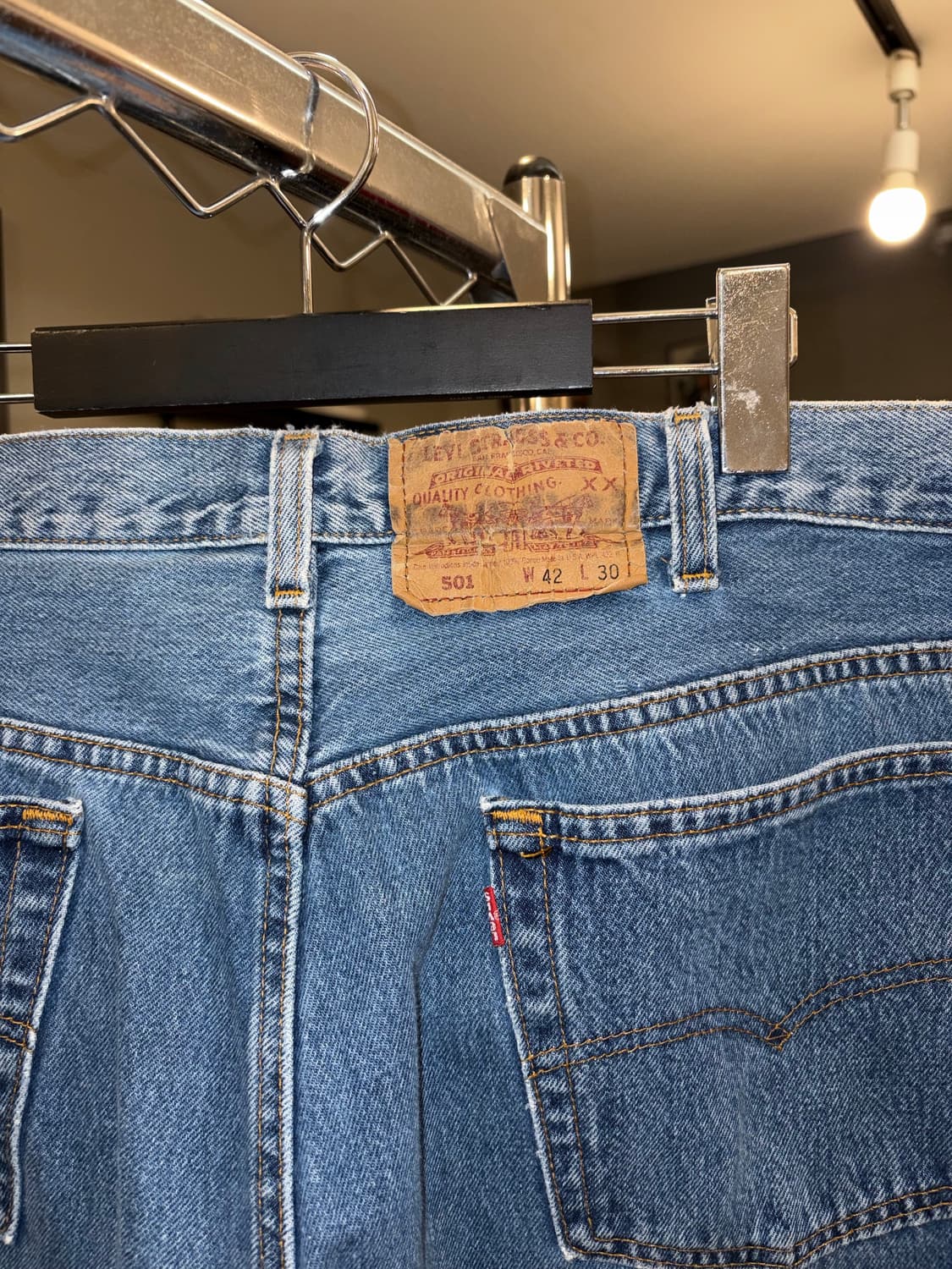 90’s Levi’s 501 523 USA denim pants 상품이미지8