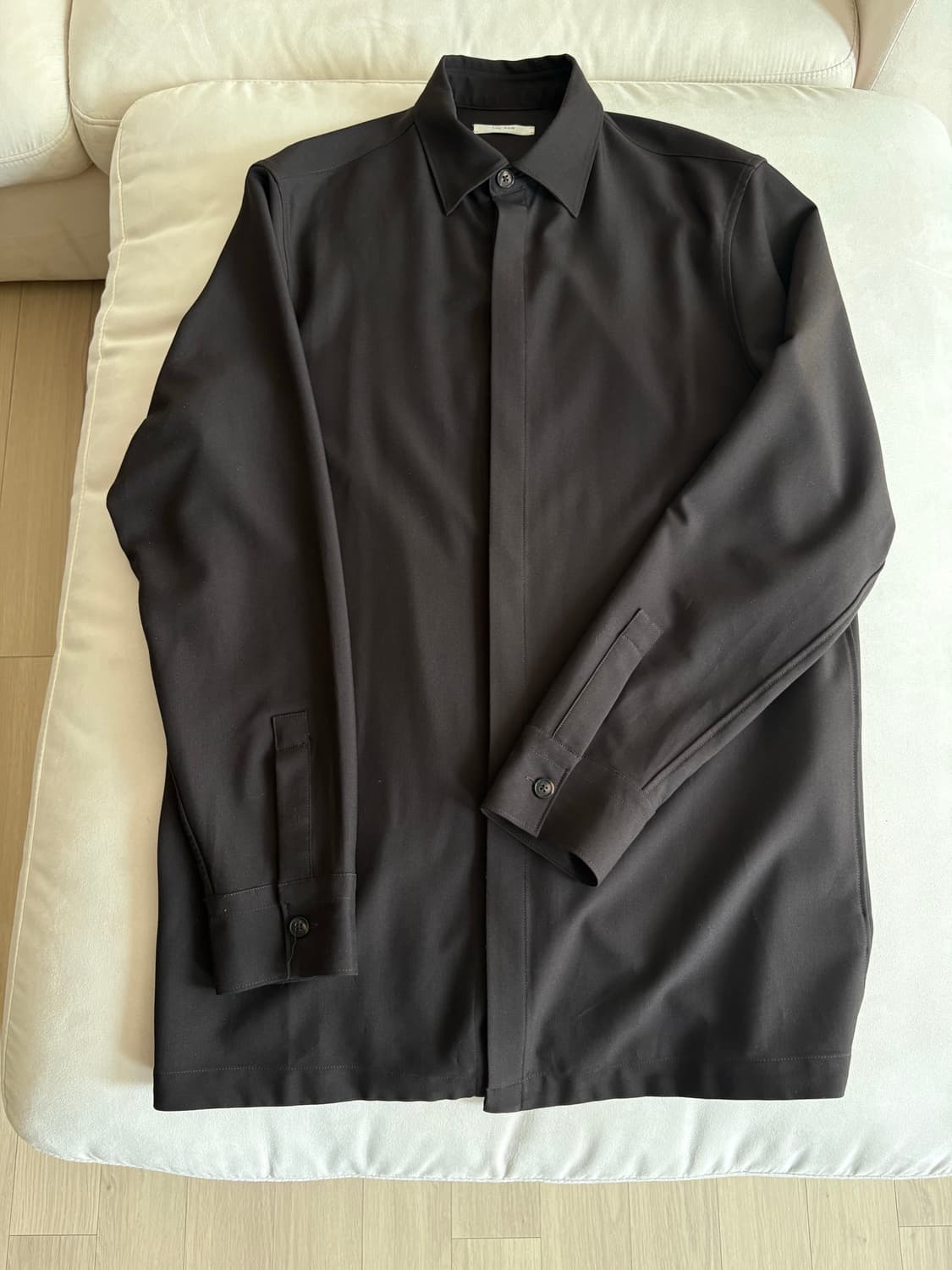 [L] 더로우 zach shirt wool 상품이미지2